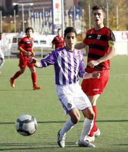 Anuar contra el Leganés Juvenil