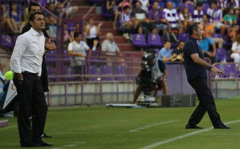 Valverde y Juan Ignacio || Foto: Real Valladolid