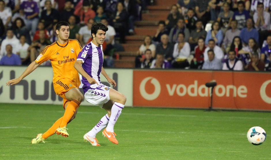 Morata y Marc Valiente || Foto: Real Valladolid