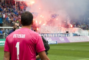 Esteban, durante su presentación || Foto: El Desmarque