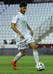 Sergio Cidoncha, con el Albacete Foto: losblanquillos.com