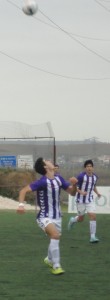 Juan, durante el partido Foto: Sergio Sanz