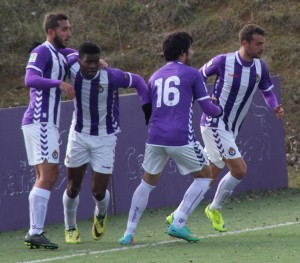 Sekou anotó dos goles ante el Astorga || Foto Rosa M. Martín