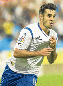 Jaime celebra un gol || Foto: El Heraldo