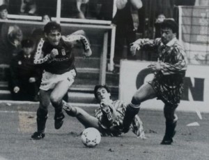 Armando Álvarez en un Real Oviedo-Real Valladolid Foto: Armando Álvarez