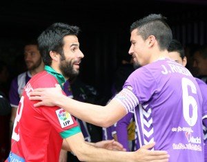 Rueda, con Rubén Sanz || Foto: Real Valladolid