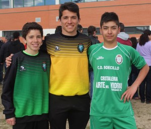 Juanjo, con Iván y Alejandro || Foto: Rosa M. Martín