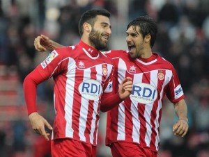 Benja y Luso celebran un gol || Foto: Mundo Deportivo