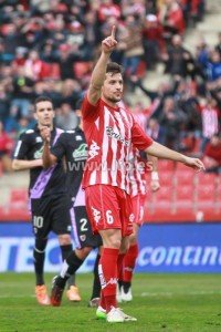 Granell celebra un gol del Girona