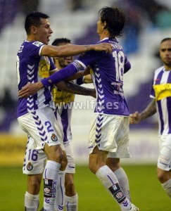 Rubio y Hernán celebran el primer gol