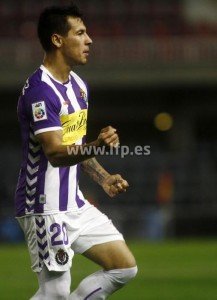 Hernán Pérez celebra el gol