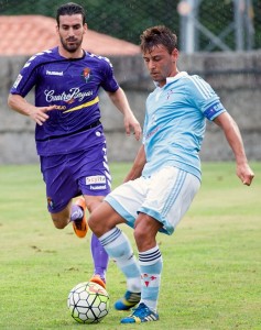 Alfaro, ante el Celta B || Foto: Real Valladolid