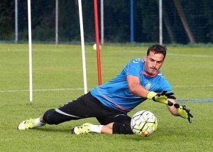 Esteban, en pleno entrenamiento || Foto: El Comercio