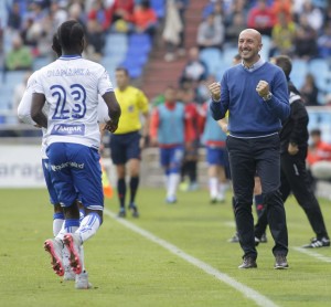 Popovic celebra un gol de su equipo ante el Elche || Foto: AS