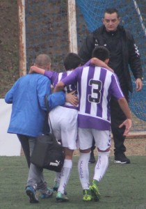 Pablito se retiró lesionado Foto: Víctor Álvarez