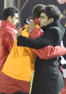 Mario Sánchez celebra el pase a la final Foto: Víctor Álvarez