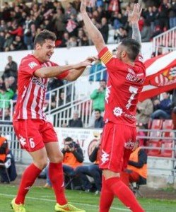 La Lupa: Girona FC 1 Granell y Richy celebran un gol || Foto: LFP