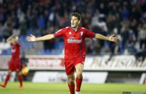 Álex Alegría, máximo goleador numantino Foto: Soria Noticias