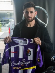 Nikos, en su presentación Foto: Real Valladolid