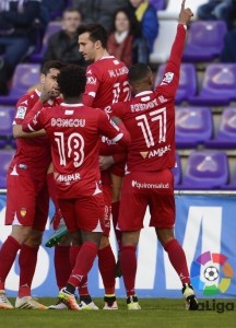 Celebración del primer gol