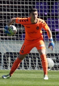 Kepa saca con la mano Foto: Real Valladolid