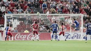 Casto, evitando el gol olímpico