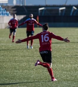 Quintana celebra el gol || Foto: B68