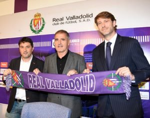 Braulio Vázquez, Paco Herrera y Carlos Suárez Foto: Real Valladolid