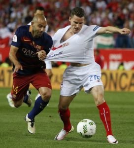Mascherano y Gameiro || Foto: El Confidencial