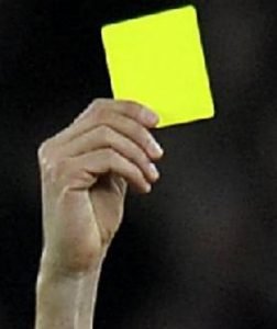 tarjeta amarilla