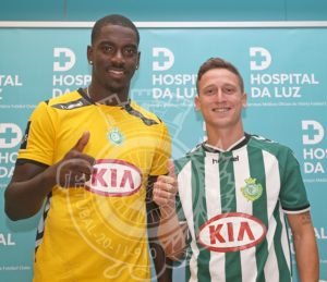 Bruno Varela, con su nuevo compañero Nuno Santos