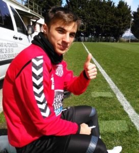 Sergio Marcos, con el Lugo el año pasado Foto: Twitter