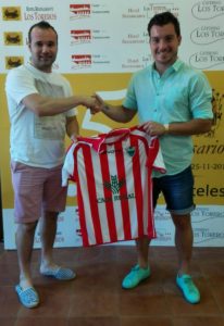 Óscar Serrano, presidente, con Mato Foto: Atlético Tordesillas