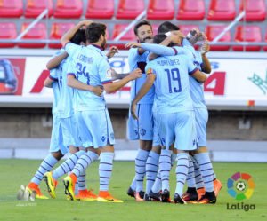 El Levante celebra su victoria en Soria