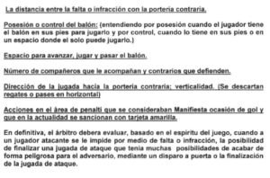 ¿Debió ser Jorge Sáenz expulsado? 1 Aspectos a tener en cuenta por un colegiado para evaluar como tal una ocasión manifiesta de gol