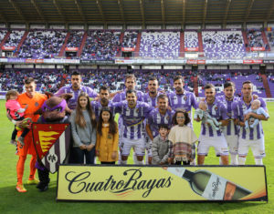 El once inicial de último partido contra el Zaragoza Foto: Real Valladolid