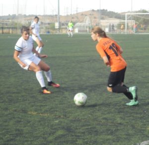 Paulita, contra el Madrid || Foto: Sergio Sanz