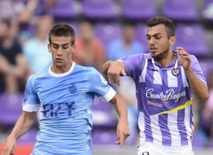 Joan Jordán, en el encuentro ante el Girona