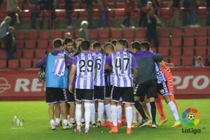 El Real Valladolid hace una piña después de imponerse al Nàstic de Tarragona