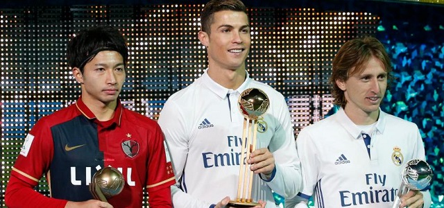 Gaku, Cristiano Ronaldo y Modric