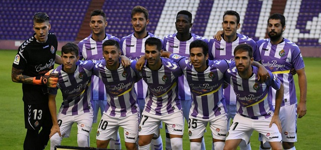 Once del Pucela ante el Paços || Foto: Real Valladolid