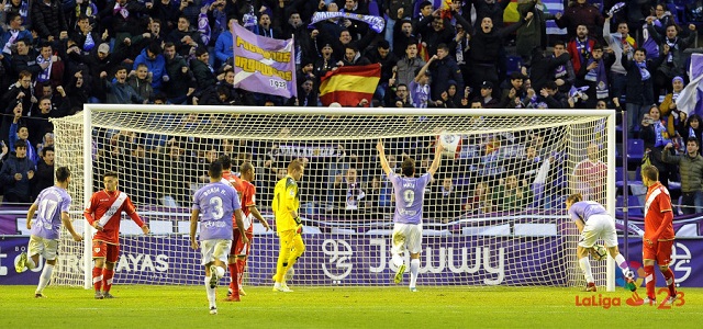 El Pucela no consiguió imponerse al Rayo || Foto: LFP