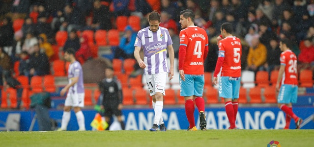 El Real Valladolid no tuvo acierto en el Anxo Carro || Foto: LFP