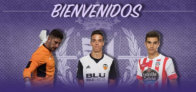 Los nuevos fichajes del Promesas || Foto: Real Valladolid