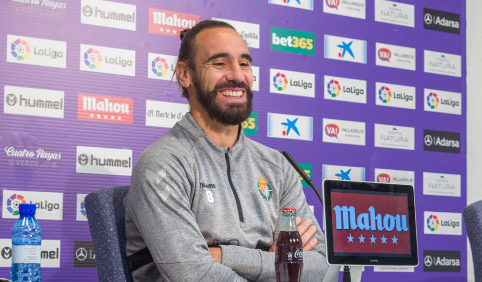 Borja Fernández en la rueda de prensa de este miércoles.