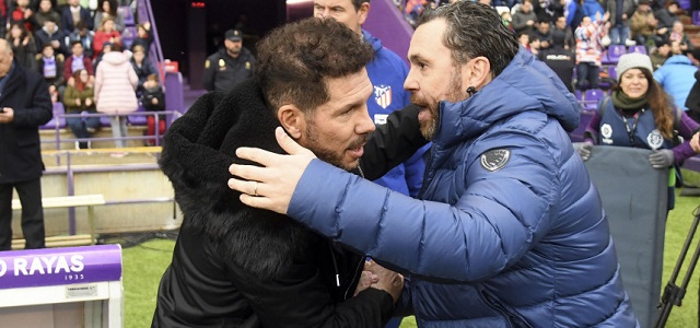 Simeone y Sergio González || Foto: LFP