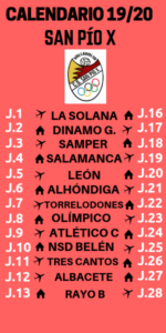 El San Pío debutará en casa de La Solana 1 Copia de CALENDARIO 2018 19 1