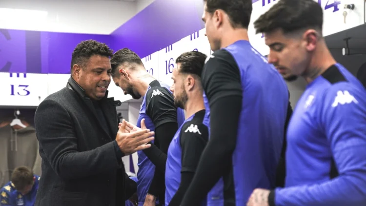 Ronaldo visita al Real Valladolid