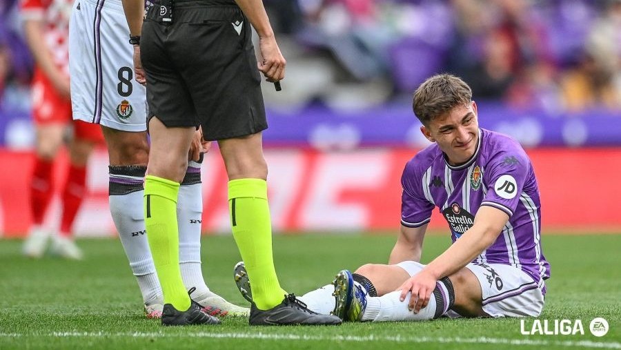 Solo Hein jugó más que Luis Pérez 2 El Real Valladolid confirma la lesión de Chuki