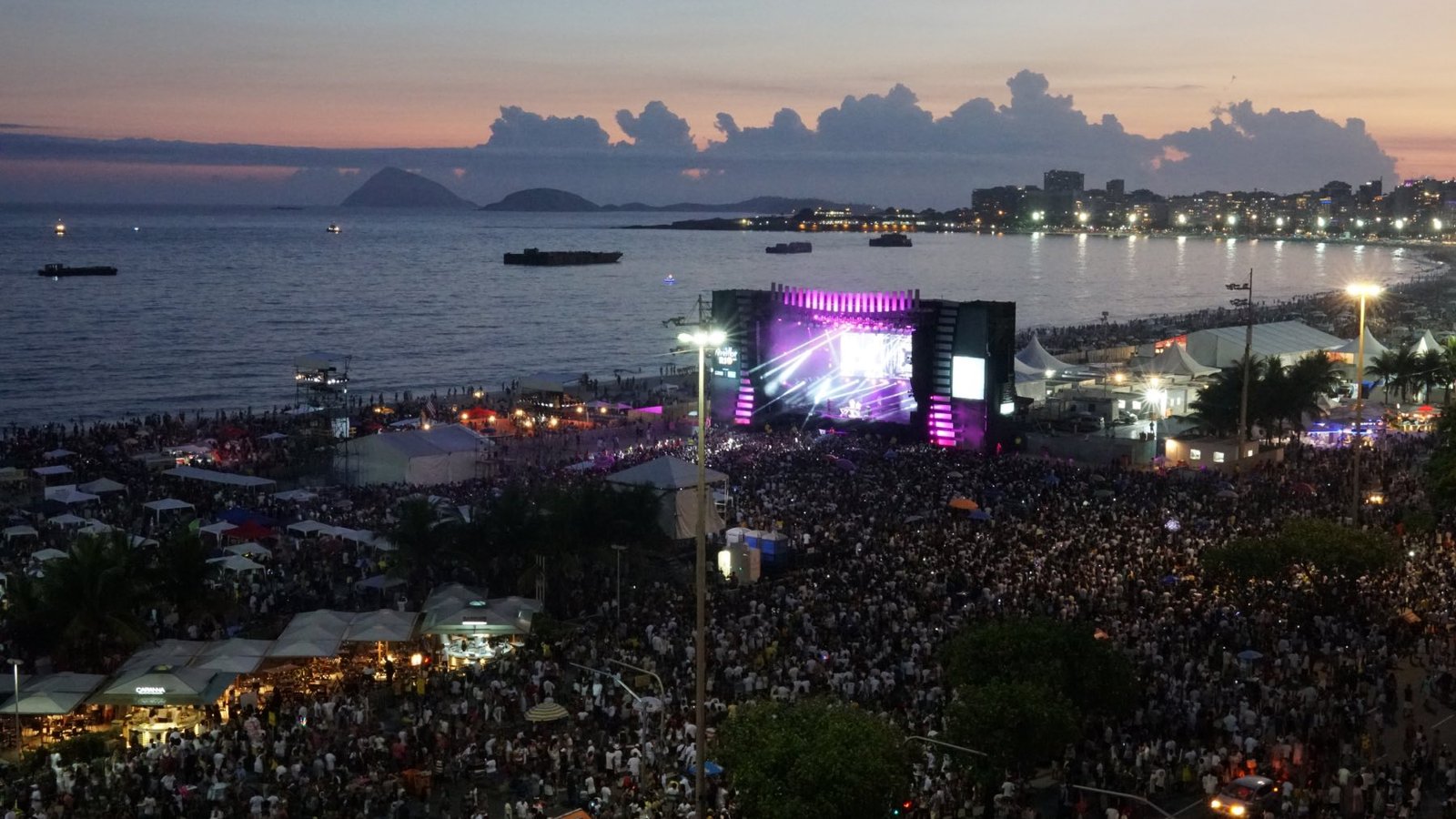 El récord del concierto más multitudinario en Copacabana